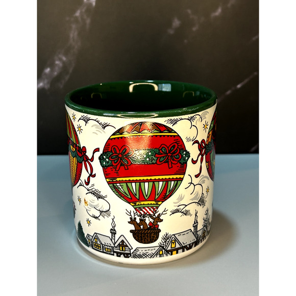 Vintage Creative Concepts Hot Air Balloon Christmas Mug with Box - Picture 2 of 7